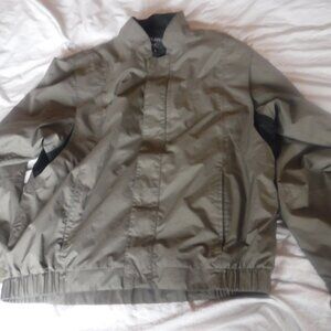 Dry Joys By Foot Joys Size Large Golf Taupe Windbreaker Jacket Pre Owned